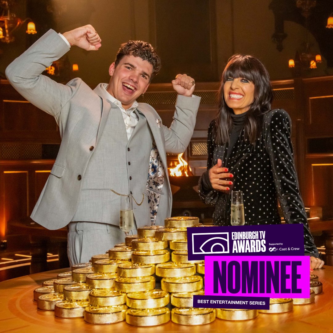 studiolambert's tweet photo. The @EdinburghTVFest Awards nominations are in! 🤩

⭐️ #Boarders is nominated for Best Comedy Series
⭐️ #TheTraitors is nominated for Best Entertainment Series
⭐️ #SquidGameTheChallenge is nominated for Best Entertainment Series https://t.co/tpU1rqWaqf