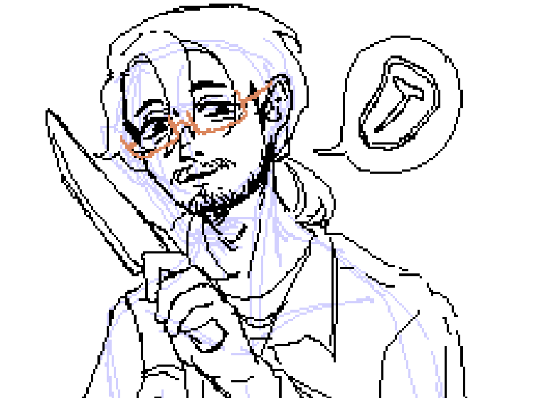 flatsulensi's tweet photo. been into drawing him looking a lil evil lately https://t.co/VRcGueQG9U