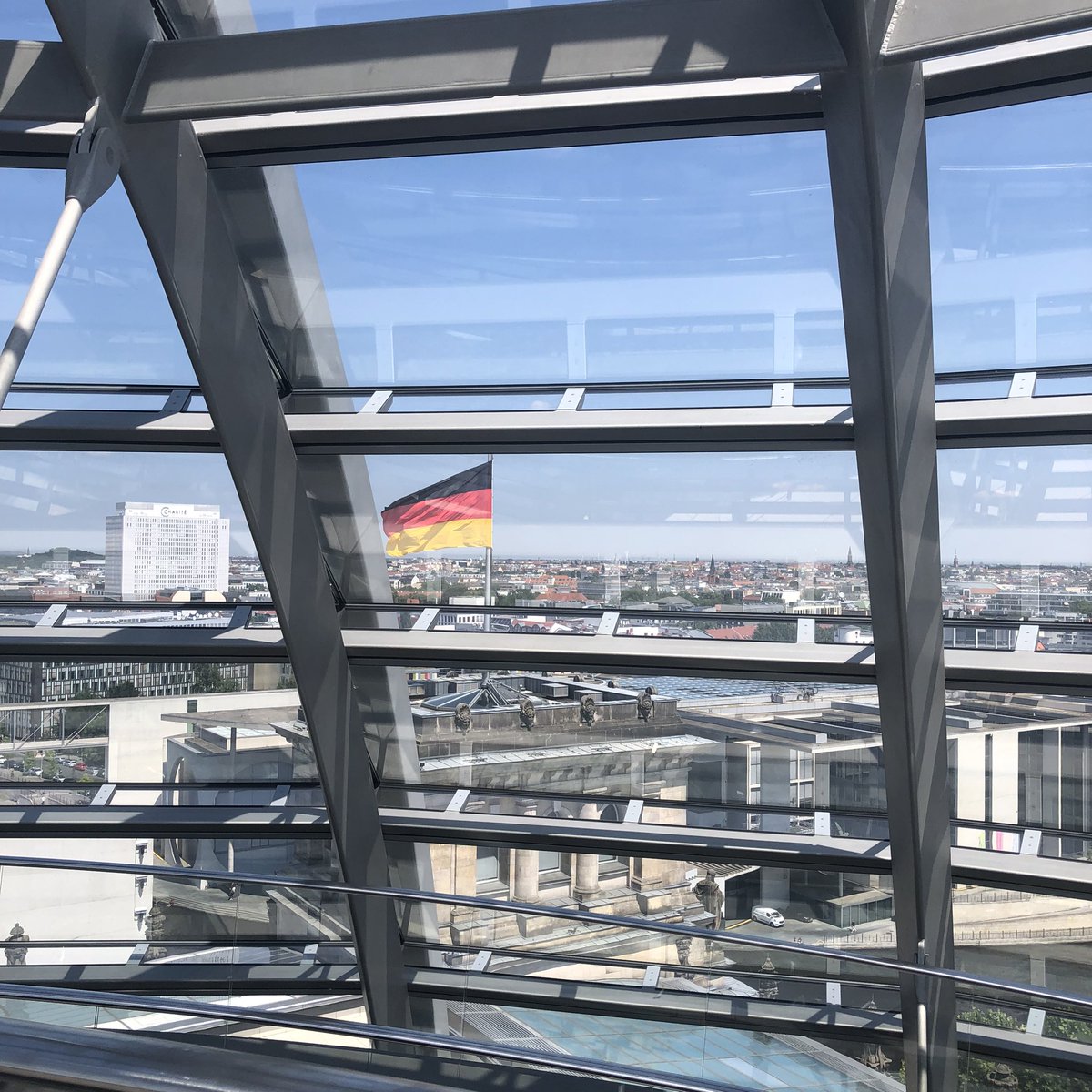 Finally got chance to visit the Bundestag dome.  Sooooo cool!