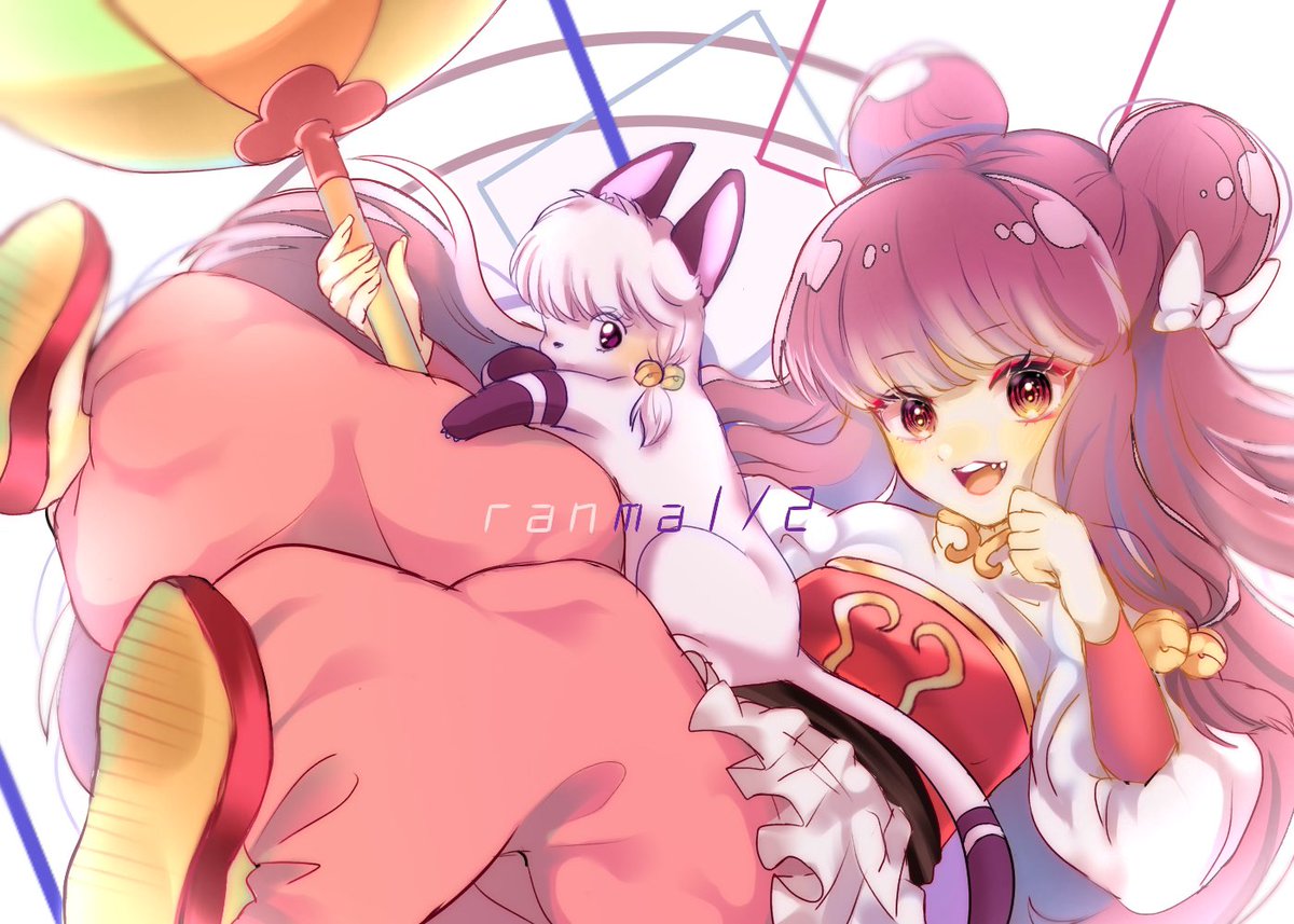 シャンプー 「らんまアニメ化〜シャンプーちゃんをまたみれる 」|もぶきャらのイラスト