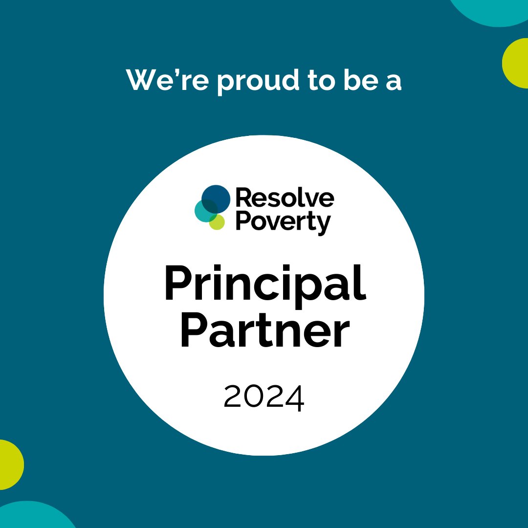 We're proud to be a Principal Partner of Resolve Poverty, supporting their work in Greater Manchester. It's exciting to see them begin to work with localities across the country to resolve poverty nationally.

Learn more at: resolvepoverty.org