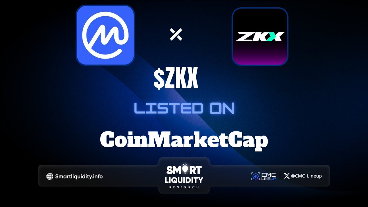 📣 #CoinMarketCap Displays a  Fresh  Listing!

📈<a href="/zkxprotocol/">ZKX</a> brings a new experience to derivatives in DeFi. Compete and trade socially with  friends and traders around the world.

🔥 $ZKX Grand capabilities:  
               
📈Seamless onboarding
📈Self-custodial
📈Gasless