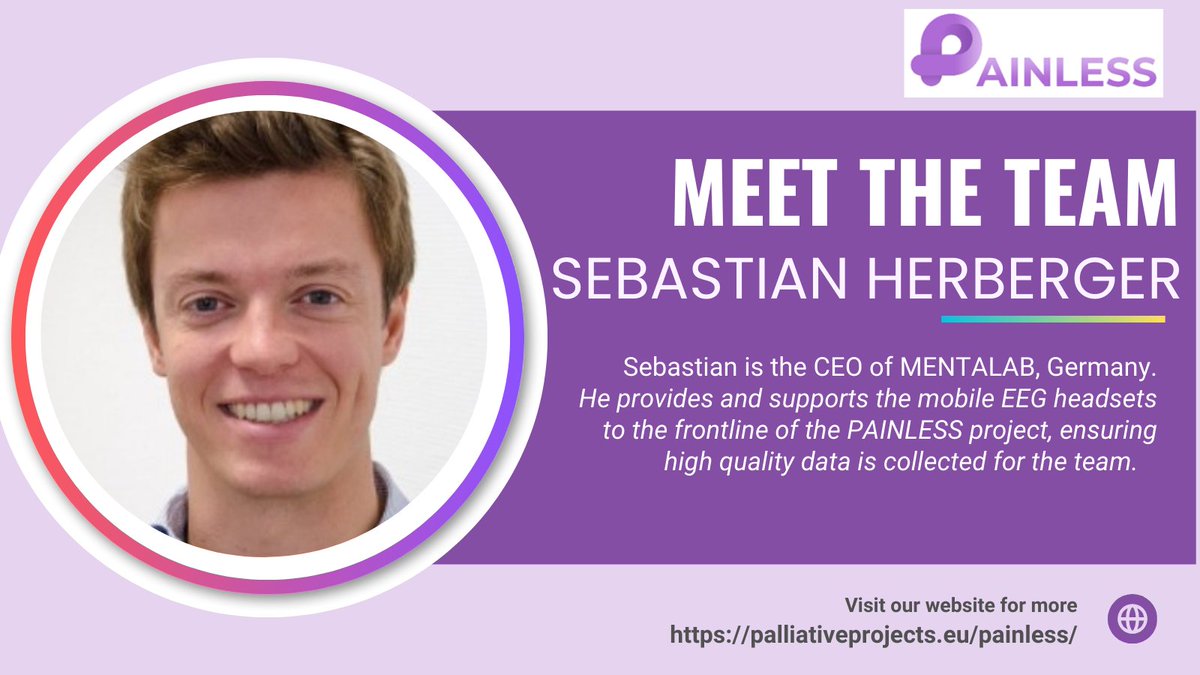 We are delighted to introduce one of our digital technology partners, Sebastian Herberger of <a href="/MentalabExplore/">Mentalab</a> .

Read the interview with him in our <a href="/EuPainless/">PAINLESS_EU</a>  newsletter: mailchi.mp/54b707d3379e/p…