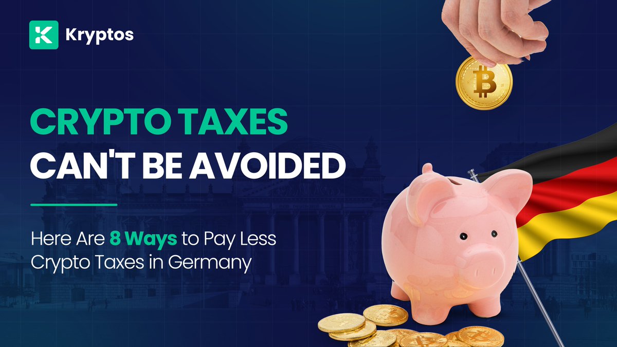 hellokryptos's tweet image. 1/ Did you just google "So vermeiden Sie Kryptowährungssteuern"?

Don't worry, we're here to help!

#Crypto Taxes Can't Be Avoided. 

Here are 8 ways to pay less to the BZSt! ...🧵

#Kryptos #DeFi #Blockchain #cryptocurrency #Alts #Bitcoin