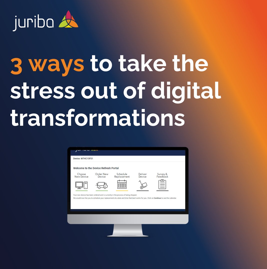 Digital transformation is stressful for digital workplace leaders 😩
The sheer volume of applications and devices that need to be tracked and updated can quickly become overwhelming, 
Here's 3 ways to put you back in control: hubs.ly/Q02Df5Mq0
