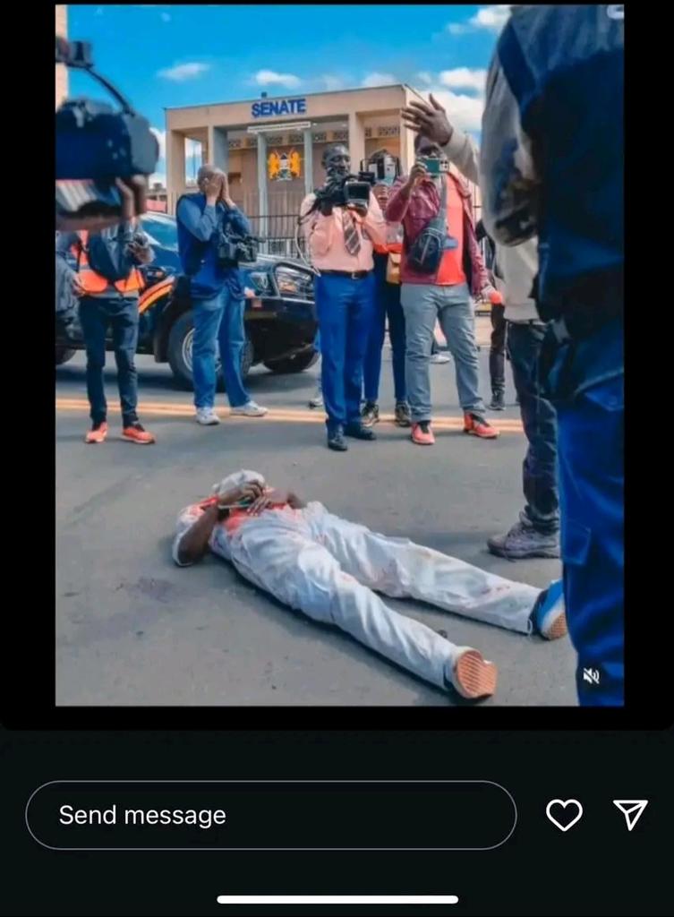 kui_kimani's tweet photo. This young man died holding the Kenyan flag.. it's sad #RejectFinanceBill2024 https://t.co/tqsXjjDWY5