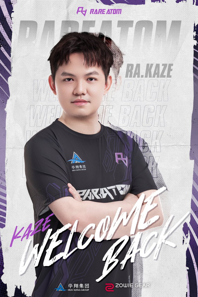 Today we are happy and proud to announce the new but familiar face to our CS2 lineup, welcome <a href="/kaze_cs/">Andrew Khong</a> back to the home, hope we can reach new heights together on this journey.#RA #CS2 #kaze