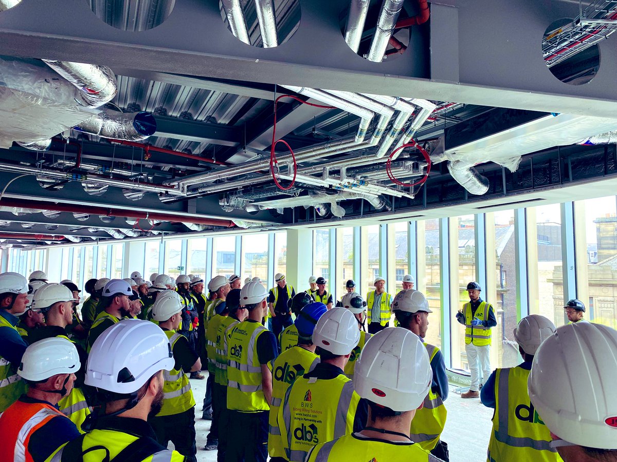 DBS (@derry_bs) on Twitter photo Our team at #PilgrimsQuarter had a full site stand down to reiterate #WhatGoodLooksLike
80+ of the DBS team in attendance.
The installation is of a high quality and long may the efforts of the entire team continue #PipesAndWires
<a href="/bandkbuild/">Bowmer+Kirkland</a> Our team at #PilgrimsQuarter had a full site stand down to reiterate #WhatGoodLooksLike
80+ of the DBS team in attendance.
The installation is of a high quality and long may the efforts of the entire team continue #PipesAndWires
<a href="/bandkbuild/">Bowmer+Kirkland</a>
