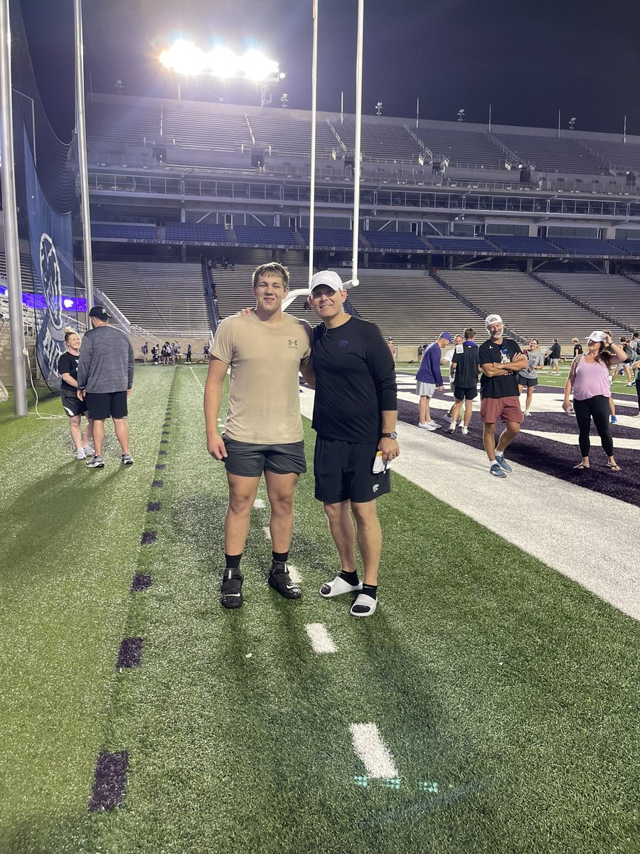 I’m blessed to have received my First Power 5 and second FBS offer from Kansas State I want to thank <a href="/CoachKlanderman/">Joe Klanderman</a> <a href="/CoachMikeTui/">Mike Tuiasosopo</a> <a href="/CoachBuddyWyatt/">Buddy Wyatt</a> and everyone else that was involved in them extending me an offer.