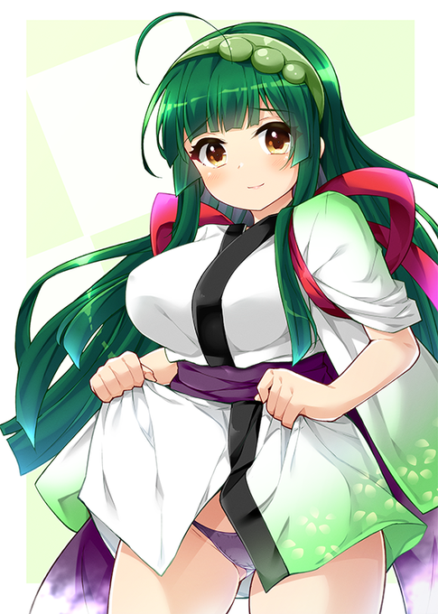 たくし上げずんちゃん #東北ずん子 