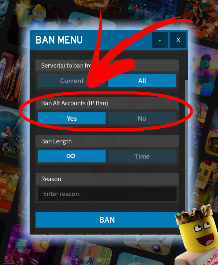 You can now ban alt accounts in Roblox with HD Admin