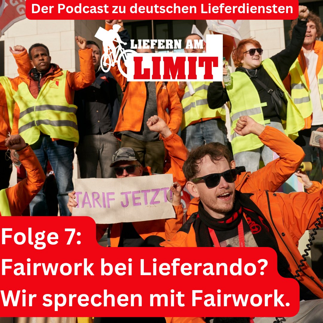 #Lieferando rühmt sich immer mit ausgezeichneten Arbeitsbedingungen durch #Fairwork. Wir haben soeben einen Podcast mit Ihnen aufgenommen. Vorab: #Fakenews der Lieferando- Marketingabteilung