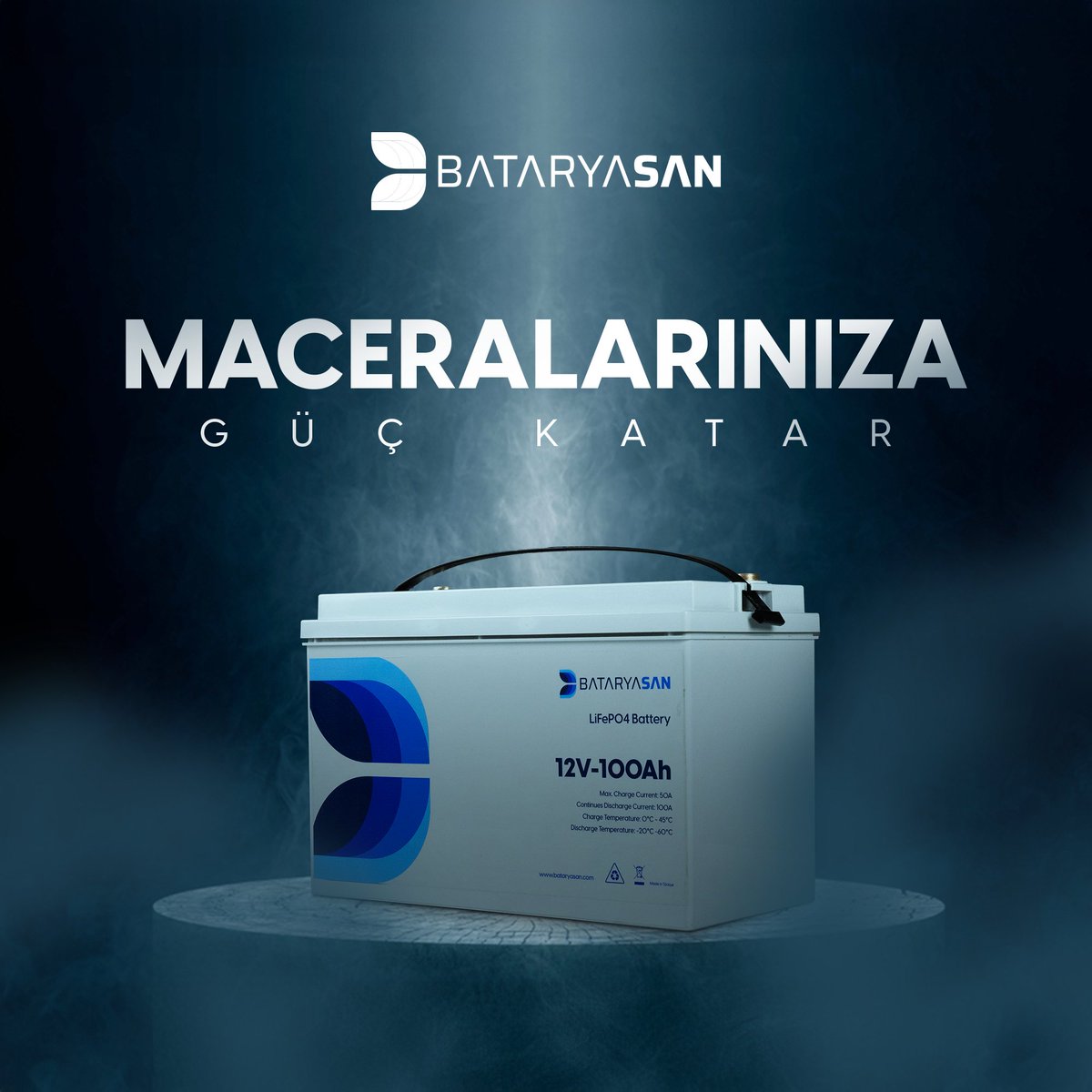 bataryasan's tweet photo. Bataryasan 12V-100Ah LiFePO4 Akü, Maceralarınıza Güç Katar!
#bataryasan #powergenerator #greenenergy #energy #powerstation #ongrid #ofgrid #akü https://t.co/S4e3Pzpy7j