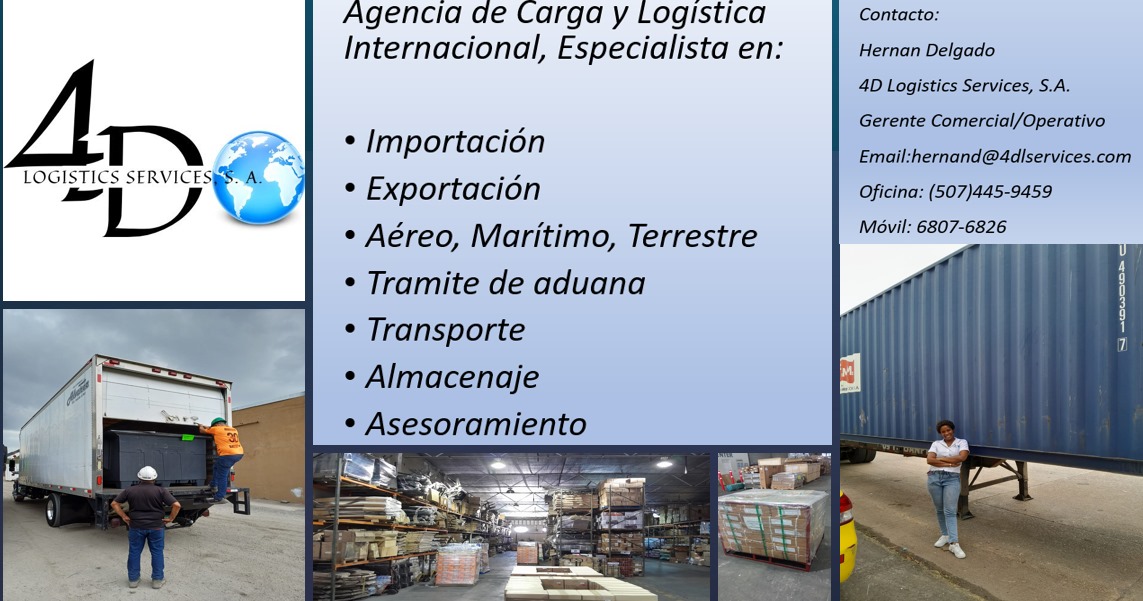 poder75's tweet image. Le cotizamos sin compromiso. Importaciones, exportaciones, transporte y aduana.  4D Logistics Services, S.A.  La diferencia nuestro servicio