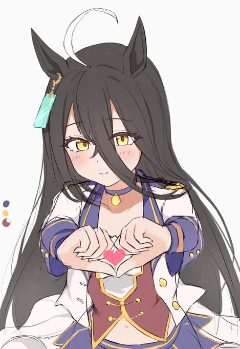 新シナリオのハート可愛すぎか? #ウマ娘 #マンハッタンカフェ
