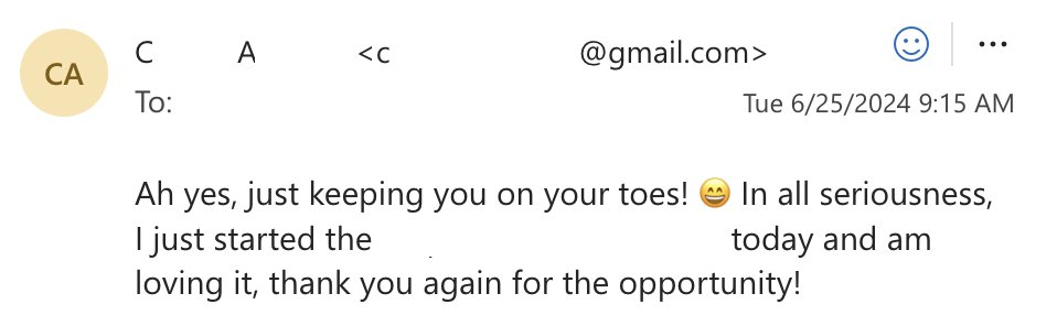 People thanking you for the opportunity to spend 4k?

Yes.

That's natural, and it's the difference between them making the purchase and you making the sale.

Can you spot why this distinction matters?

LTV won't be over with this one.