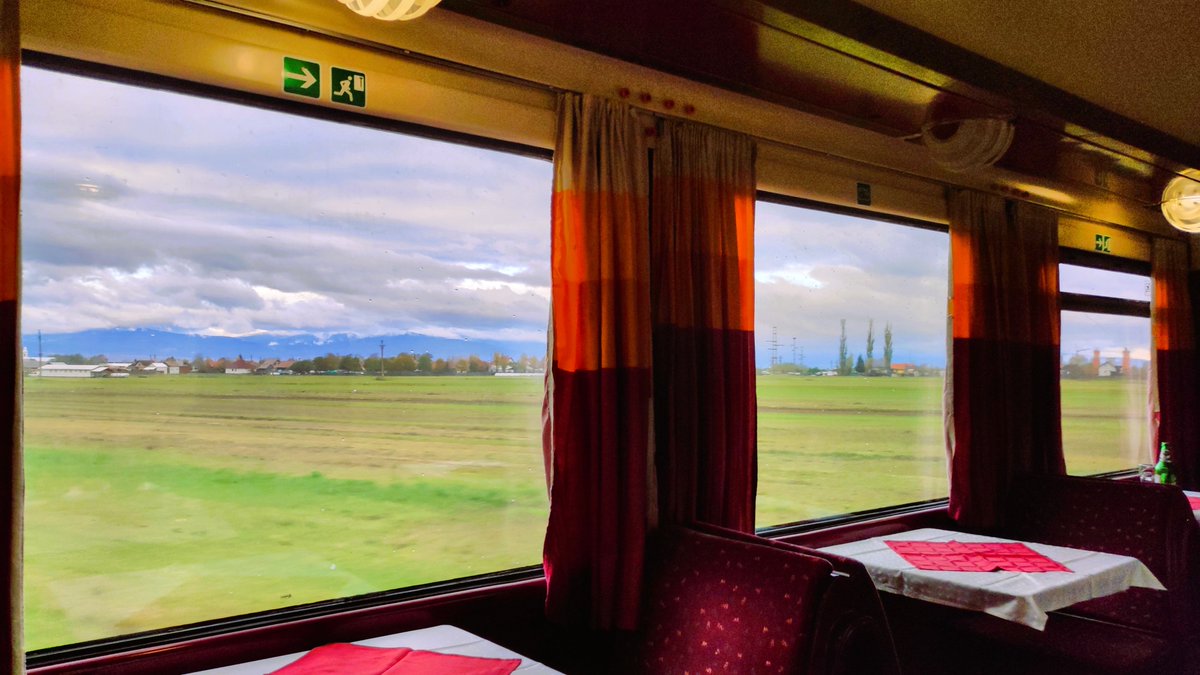 viaduct_world's tweet photo. 🖼️✨ Our journey is now a stunning #MyTrainMap poster in the "Map-in-Map" layout, complete with an overview map and some stats of our journey.

We traveled 2342 km, spent 44.4 hours on trains, rode 2 sleeper trains (Dacia and Corona - all-time favorites), and took 7 trips with the iconic Malaxa Class 77. Plus, we had a fabulous dinner on the IC Corona from Budapest to Brașov, making it a true #sleeperandeater train. 🚄💫

Turn your adventures into art with viaduct! #viaduct #TravelStats #RailwayPoster #TrainTravel #MapArt 🚉