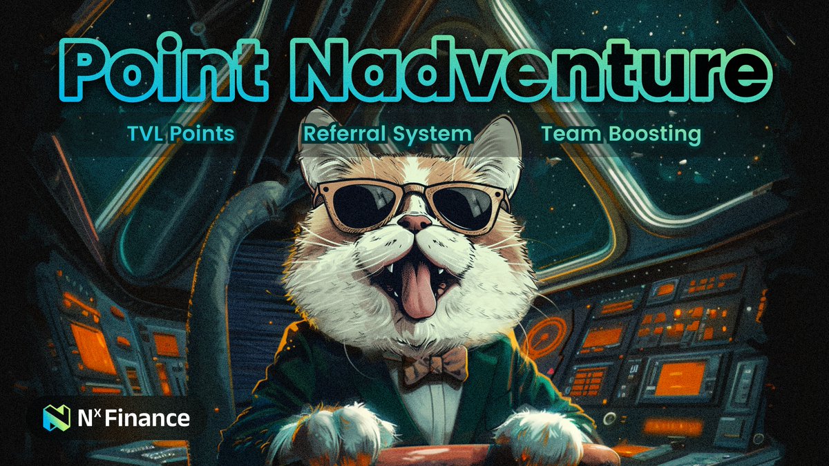 Point Nadventure is calling 🗣️

Fall in NXplorers! The exhilarating world of Point Nadventure is calling your name! 🫵🏻

Come to discover your massive points with:

💰 TVL Points
👫 Referral System
🤝🏻 Team Boosting

Continue the 🧵 to learn the rule of your Nadventure 🔥