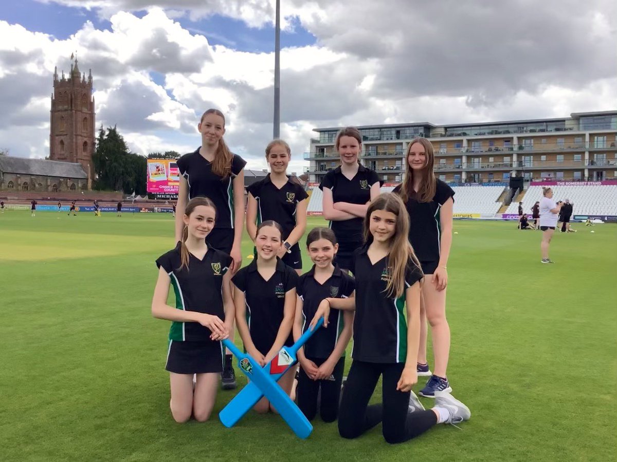 WellswayPE's tweet photo. Our U15 and U13s Girls Cricket Teams had a great experience representing BaNES at the @Chance2Shine County Cricket Finals on Monday at the @SomersetCCC Cooper Associates Ground! 🏏🌟👏🏼 https://t.co/j5EsNMan9k