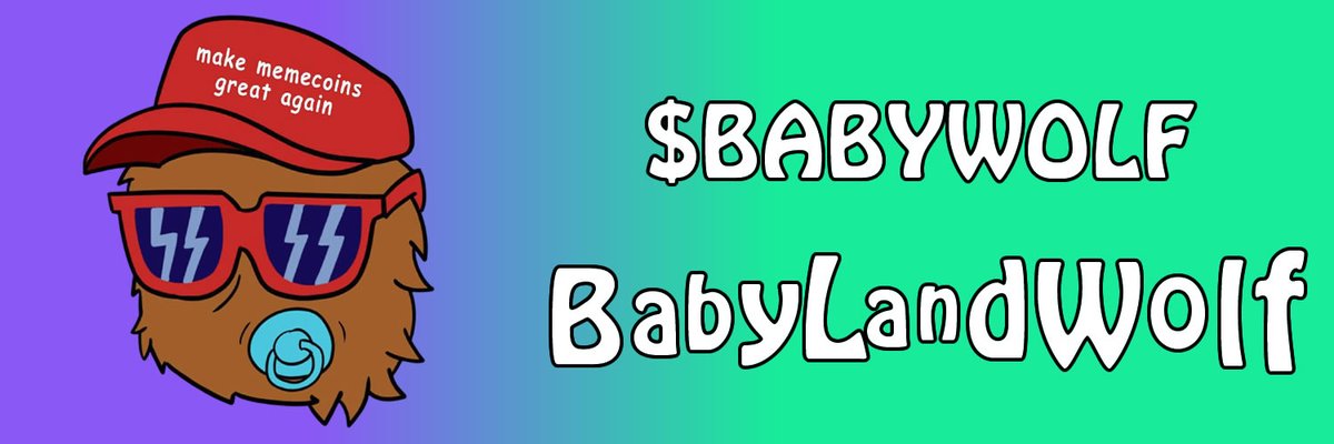 #BabyWolf will soon be live on Raydium! 

babywolf.top
x.com/BabyWolfSol
t.me/BabyWolfSol

Mint Authority Revoked
Freeze Authority Revoked
Metadata Update Authority Revoked

Address: DMP38BskJaxfYc6uDuiSQcjDdUhqtk6vXQoFp2R5Pjba