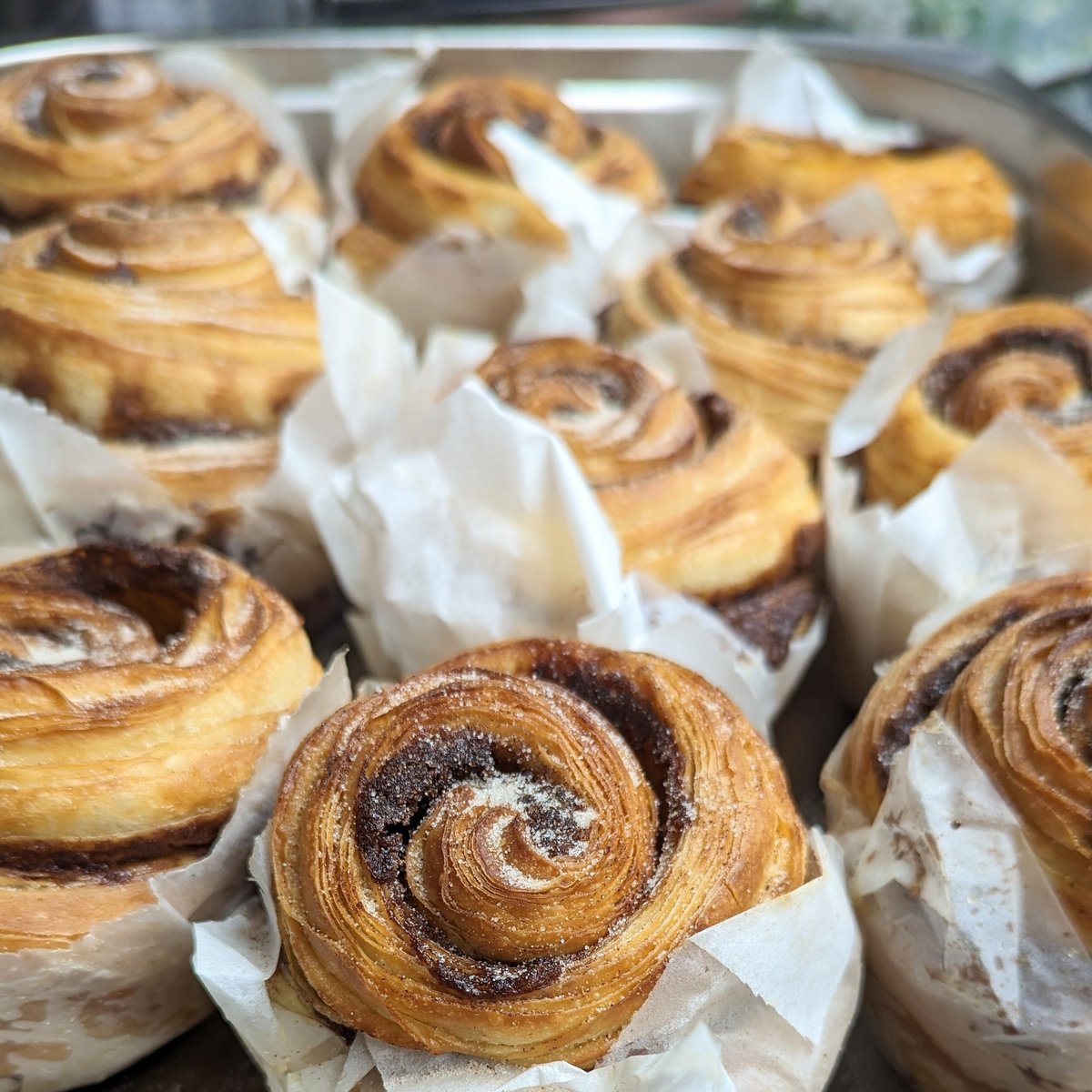 CINNAMON BUNS 

Freshly baked every morning our famous cinnamon buns are not to be missed.

If you haven't tried one come and see us, you won't regret it!