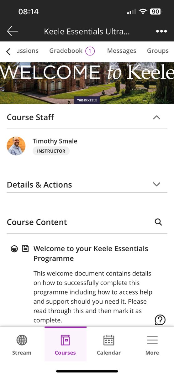 All <a href="/KeeleUniversity/">Keele University 🐿️</a> students complete the pre-arrival induction I design and deliver. I’m now updating it to make use of <a href="/Blackboard/">Blackboard</a> Ultra tools to ensure it supports students who’s preference is mobile first while supporting the development of their digital skills #DigitalKeele