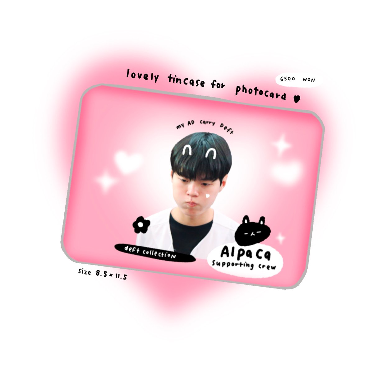 𝕒𝕝𝕡𝕒𝕔𝕒 𝕔𝕣𝕖𝕨 𝕔𝕒𝕝𝕝𝕚𝕟𝕘 🎀

데프트 포토카드 보관 틴케이스
입금기간 6월 19일 ~ 6월 23일 (23:59시) 

입금폼 forms.gle/4vkCNYX5QRagqx…

#rt 도와주신 1분 추첨을 통해  
선물 보내드립니다 🛼 

#데프트 #deft