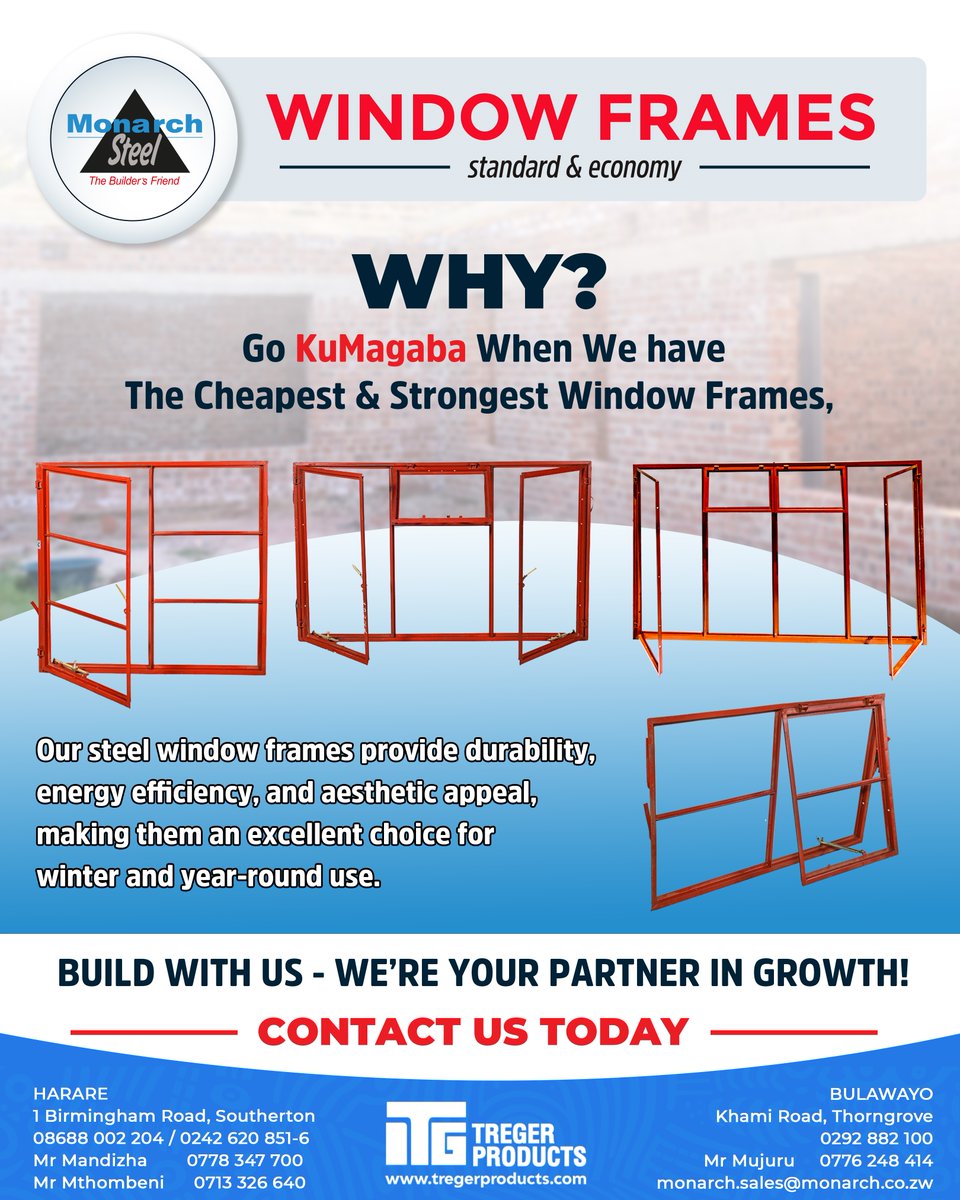 monarch_steel's tweet photo. Windows that stand the test of time! Monarch Steel window frames are built to last, with durability that exceeds expectations. Secure, stable, and stylish. The perfect choice for your home! #MonarchSteel #SteelWindowFrames #DurableWindows https://t.co/1BYEgGaq6V