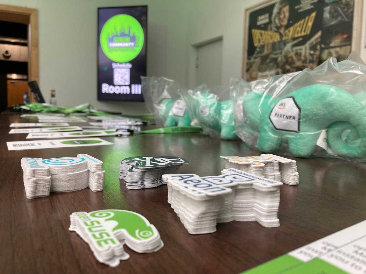 We have some great talks today at the #Community #Summit in Berlin while #SUSECON2024 is happening. Come see us in Room 3. events.opensuse.org/conferences/CS…