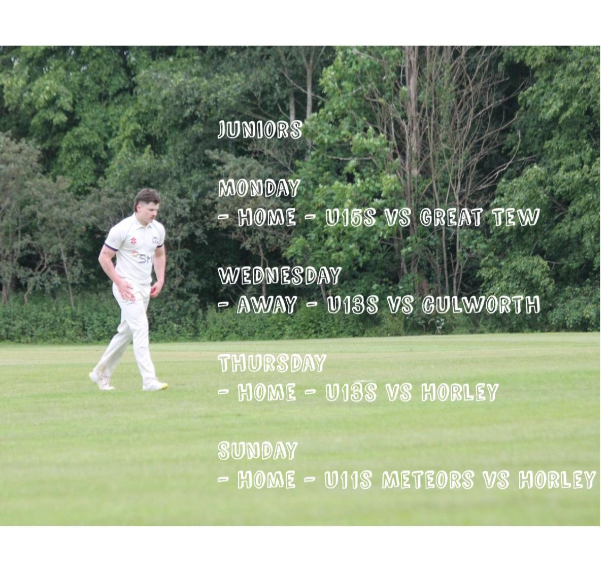 What’s on this week 👇🏏 #UTC #MCCC