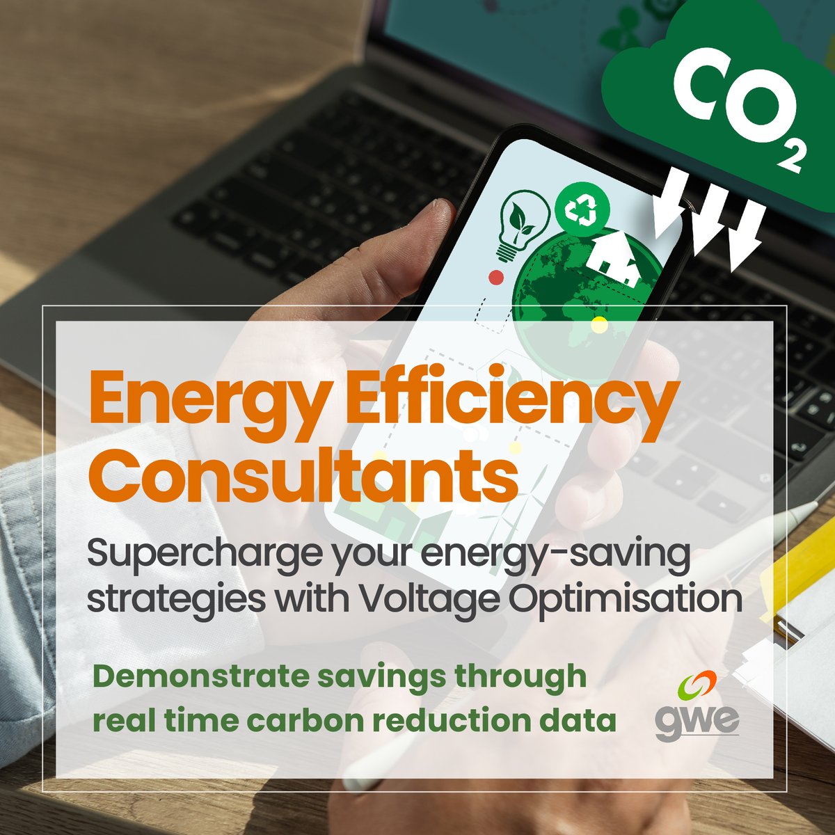 🌍 You can demonstrate the environmental benefits of voltage optimisation, through carbon footprint reduction data.
💰 Estimate the potential cost savings for your clients through calculations 
🎯 Collaborate on joint marketing campaigns targeting specific client sectors