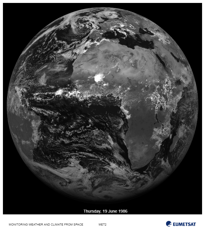 eumetsat's tweet image. It's our birthday! 🥳 
#OTD in 1986 @eumetsat was formed in order to service the needs of its 30 member states for timely &amp;amp; accurate weather &amp;amp; #climate data. We now operate a system of satellites observing the planet 24/7 🛰️  
Find out more about us here: eumetsat.int