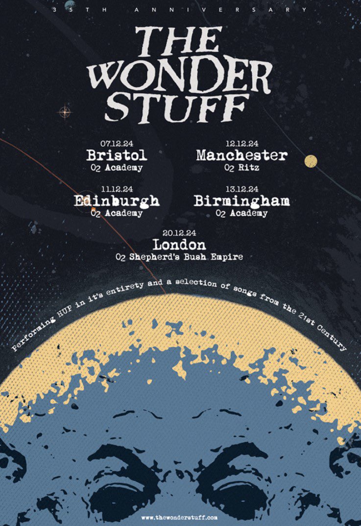 mileshuntTWS's tweet photo. Talking of gigs…

Are you aware that we’ll be playing a handful of shows celebrating the 35th anniversary 😳 since the release of ‘HUP’ in December?

Also gonna play a set of more recent TWS tunes as well as a closing set of old favourites.

What more could you possibly want?! https://t.co/AZwWmyMKHv