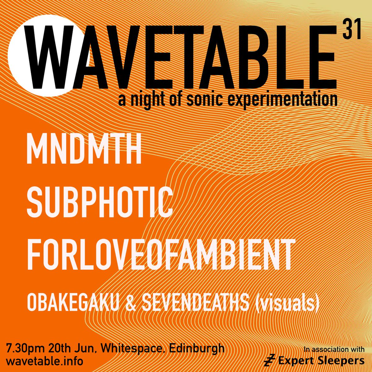 Last couple of tickets available for tomorrow night's gig!

eventbrite.co.uk/e/wavetable-31…