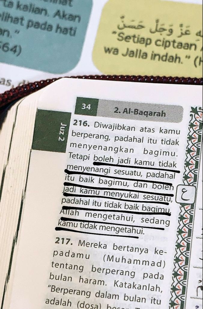 dokyeomuin's tweet image. kenapa ya kita sering dapat hasil yg tak sesuai dengan ekspektasi awal?

jawabannya ada di Qs. Al-Baqarah ayat 216