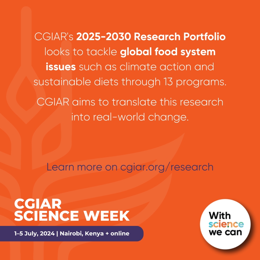 CGIAR tweet media