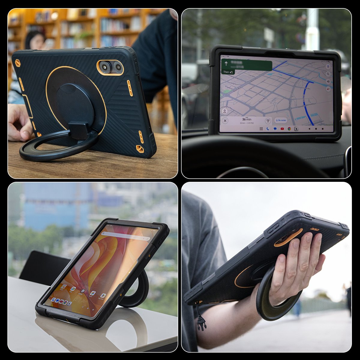 AGM_MOBILE_'s tweet image. The P2 Active is equipped with a 360° Ring for convenience. Use it as a kickstand for office work, car navigation or just to carry around😎

🤩Available on our website 🤩

#AGMMobile #tablet #P2Active
