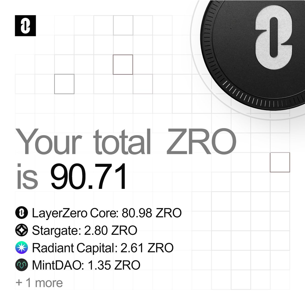 Happy with my $ZRO allocation - never really tried to game it and was a genuine user along. Fair enough.