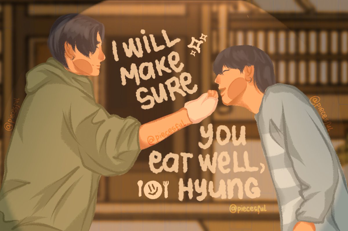 piecesful's tweet photo. #wonki: “i love you, i want us both to eat well” 🍊🍽️🥘

#enhypen #jungwon #ni_ki #wonki #artph https://t.co/ovZ17Mw3YM