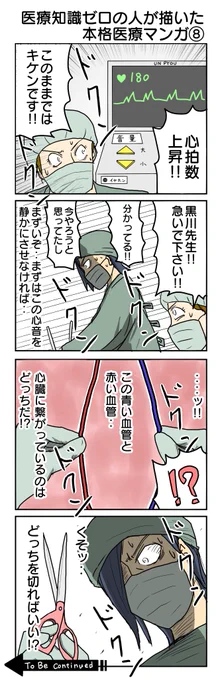 616本目
『医療知識ゼロの人が描いた本格医療マンガ⑧』
2.1万いいね  
心拍数の機械をこだわって描きました
#4コマベストノック 