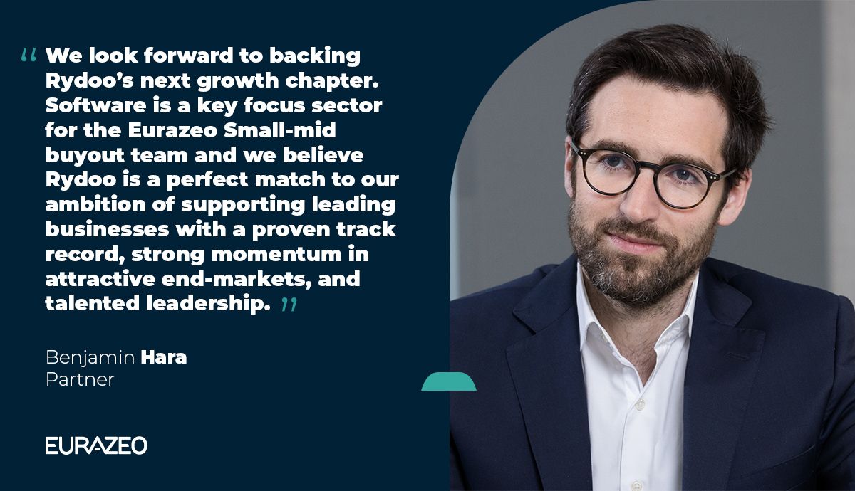 [#Buyout] We are proud to announces our investment in Rydoo, a fast-growing international expense management software provider.

🔎 Read more: linkedin.com/posts/eurazeo_…

#software #expensemanagement #SaaS #SMEs #tech #B2Bservices #PowerBetterGrowth