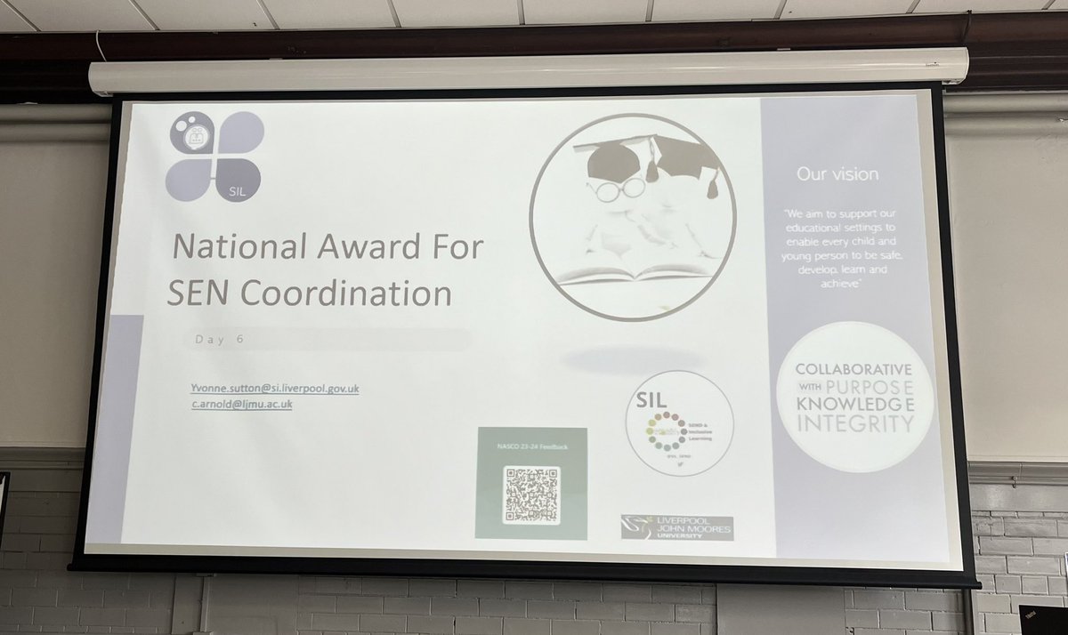 SIL SEND & Inclusive Learning (@sil_send) on Twitter photo A tinge of sadness delivering the final day of the final cohort of the National Award for SEN Coordination. Over 10 years we’ve supported 100s of new & aspiring SENCos on a journey to strategic leadership. Thank you to everyone involved @SI_Liverpool <a href="/ljmu_education/">LJMU School of Education</a> <a href="/nasen/">commsnasen</a> A tinge of sadness delivering the final day of the final cohort of the National Award for SEN Coordination. Over 10 years we’ve supported 100s of new & aspiring SENCos on a journey to strategic leadership. Thank you to everyone involved @SI_Liverpool <a href="/ljmu_education/">LJMU School of Education</a> <a href="/nasen/">commsnasen</a>