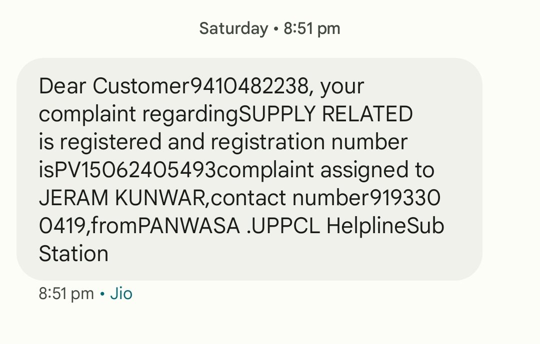 jpyadav892's tweet photo. @CMOfficeUP
@UPPCLLKO
@1912PVVNL 
@myogiadityanath
@aksharmaBharat 
Hamare muhalle me 15 June se transformer kharab ho Gaya.
Abhi Tak change nahi Kiya Gaya.
Village and post Kisauli
Substation PAWANSA
Edd chandausi (sambhal)
9410482238 https://t.co/sKKyAOUCiS