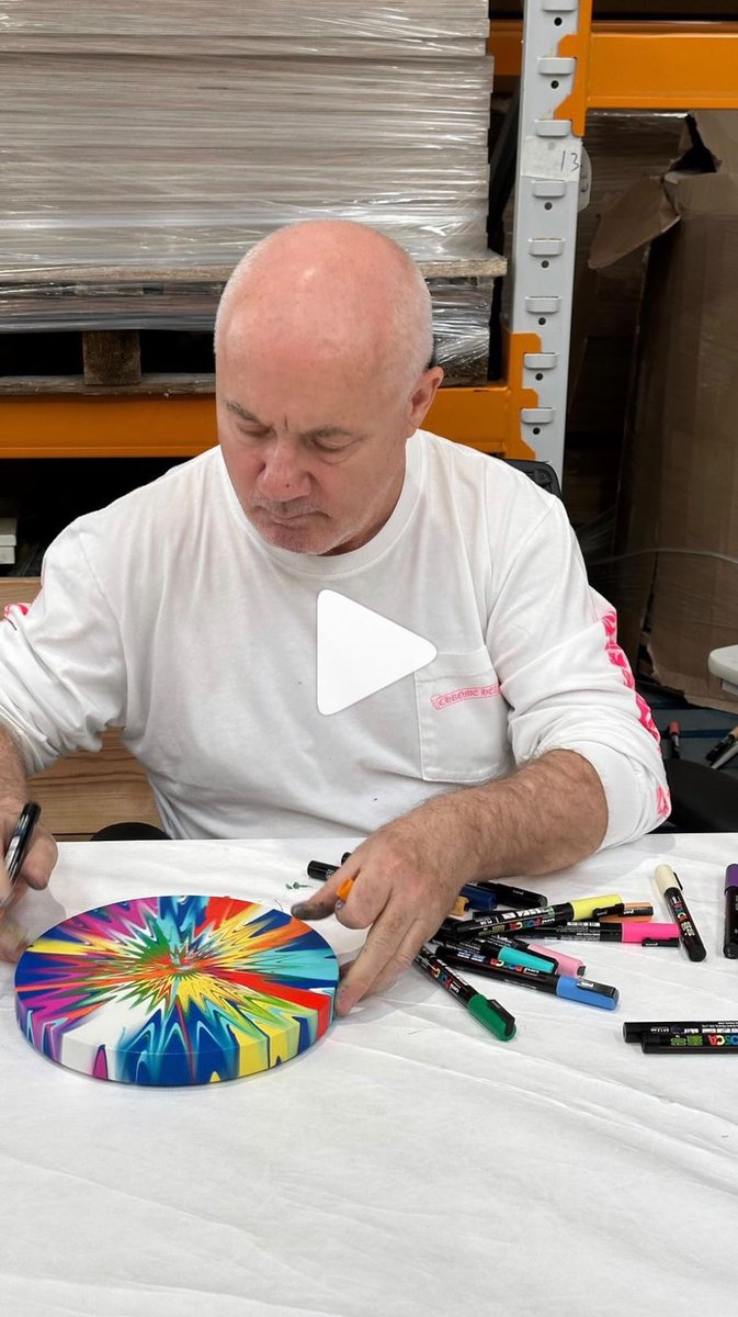 After the amazing journey of the Currency which allowed me to own a Hirst Spot. One of the next phases allowed me to get a Spin.  Obviously <a href="/hirst_official/">Damien Hirst</a> has great taste and mine was used on the IG story <a href="/HENI/">HENI</a> #Henicommunity #3rdaniversarycompetition
