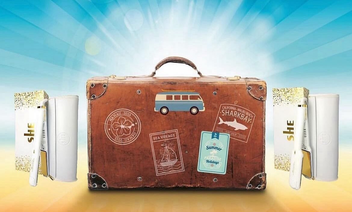 SheHairUK's tweet photo. Heading abroad this coming Summer? ☀️
With dual voltage - our styling tools have you covered!
https://t.co/87OUe5XgHk
#SheHairUK #HairCare #Summer #Travel #SheHairStraighteners #TitaniumStraighteners #CeramicStraighteners #HairStraighteners #HairStyling #Beauty https://t.co/mfzCFeyTiB