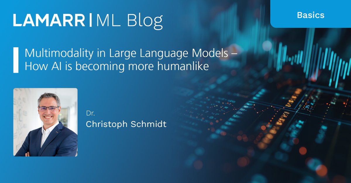 Can #Multimodality make #LLMs more humanlike?🔍 #ChatGPT &amp; other LLMs have come a long way. But what happens when they understand more than just text? #MultimodalAI integrates different data types simultaneously, providing more accurate results.
Read more: lamarr-institute.org/blog/multimoda…