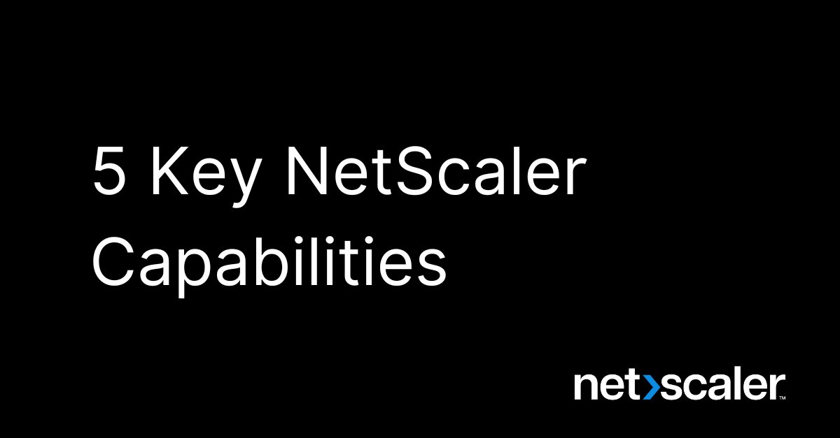 Are you leveraging these 5 Key NetScaler Capabilities?

➡️Application Dashboard
➡️Web Insights
➡️Gateway Insights
➡️SSL Dashboard
➡️Automatic Upgrades

 Check out the article for more details: