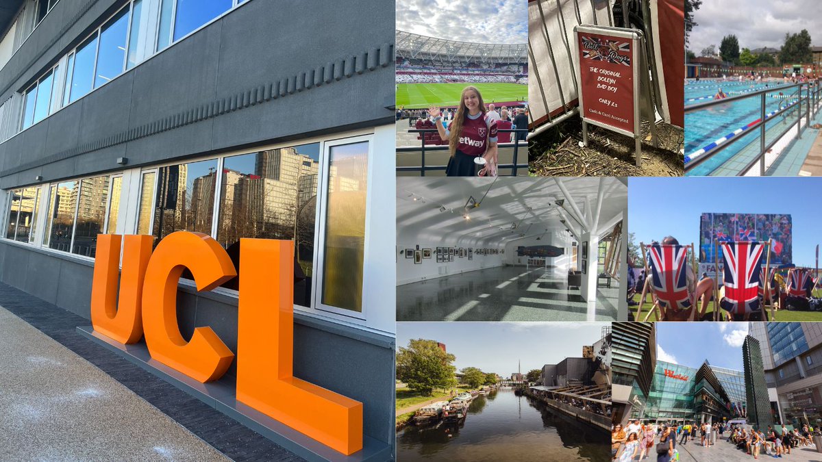 ‘East, East, East London!’

What to see, do and eat around UCL East from UCL first year student Katie Lauren Ward

Discover Scandinavian Studies student Katie's top things to do around UCL East, this vibrant area has lots to offer

buff.ly/3RmN5Zl

#studentblog #blog @UCL