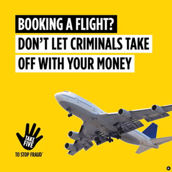 Be cautious of “too good to be true” offers on flights/accommodation. 

Stick to secure payment methods and check for ATOL membership. #TravelSafe #TakeFive