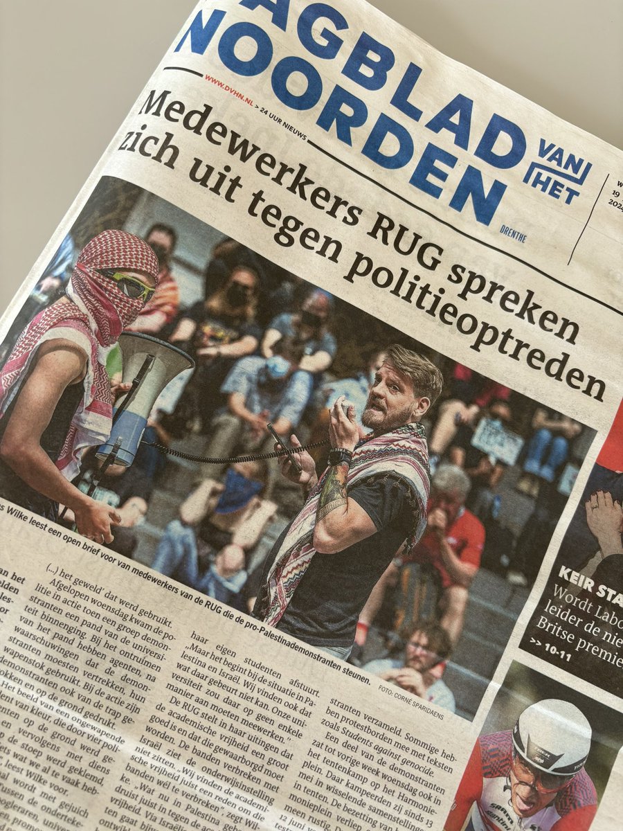 Onbegrijpelijk. Dan ook niet de politie bellen als activisten de boel slopen, vernielen, onder de graffiti sprayen, zoals ze in Amsterdam deden. In welke parallelle wereld leven zij?